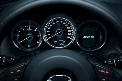 Den Canh Bao Tren Taplo Xe Mazda