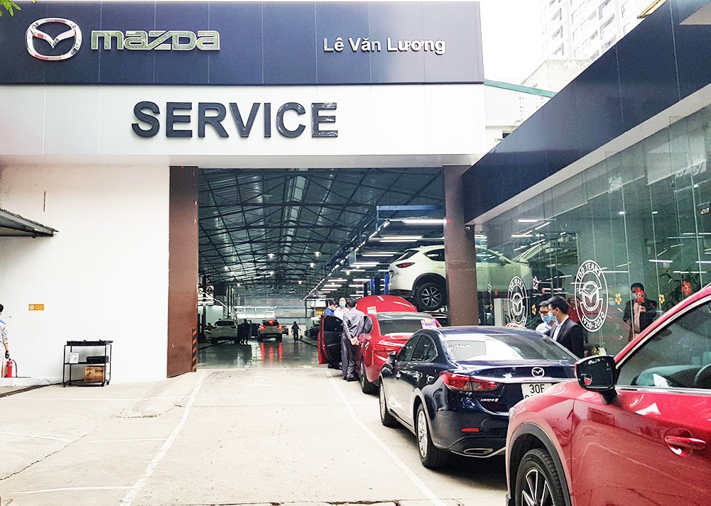 Xưởng dịch vụ Mazda Lê Văn Lương